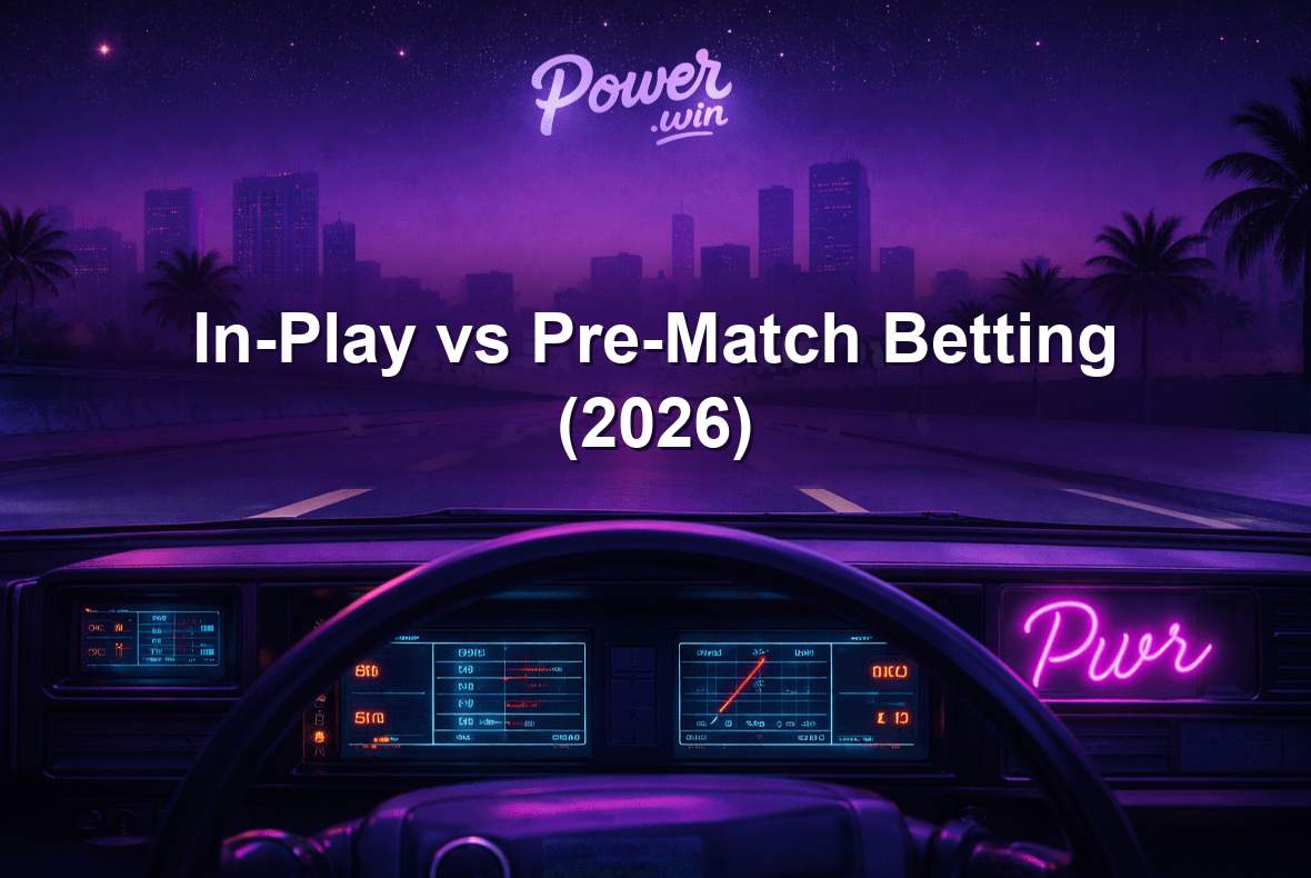 Power.win banner: in play vs pre match betting
