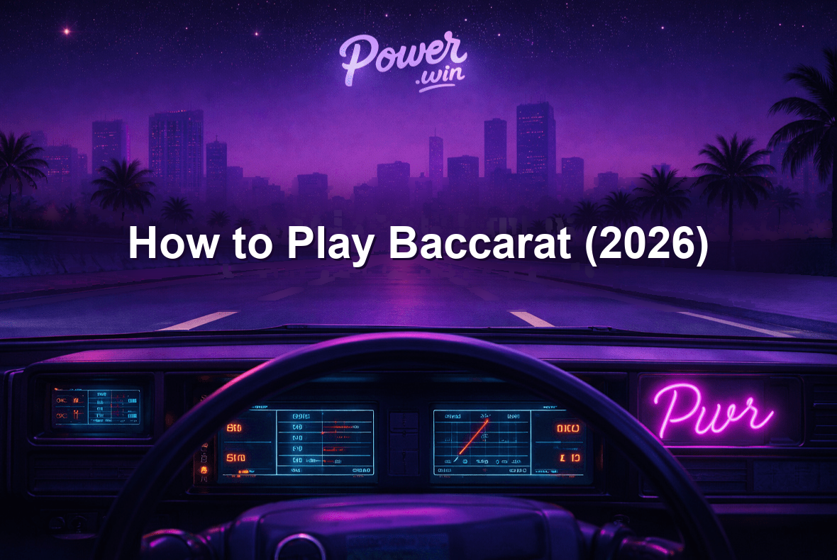 Power.Win banner: how to play baccarat
