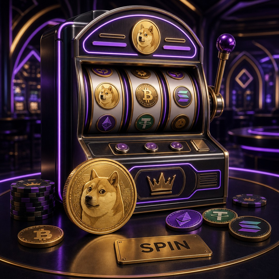 Power.Win banner: slots with dogecoin