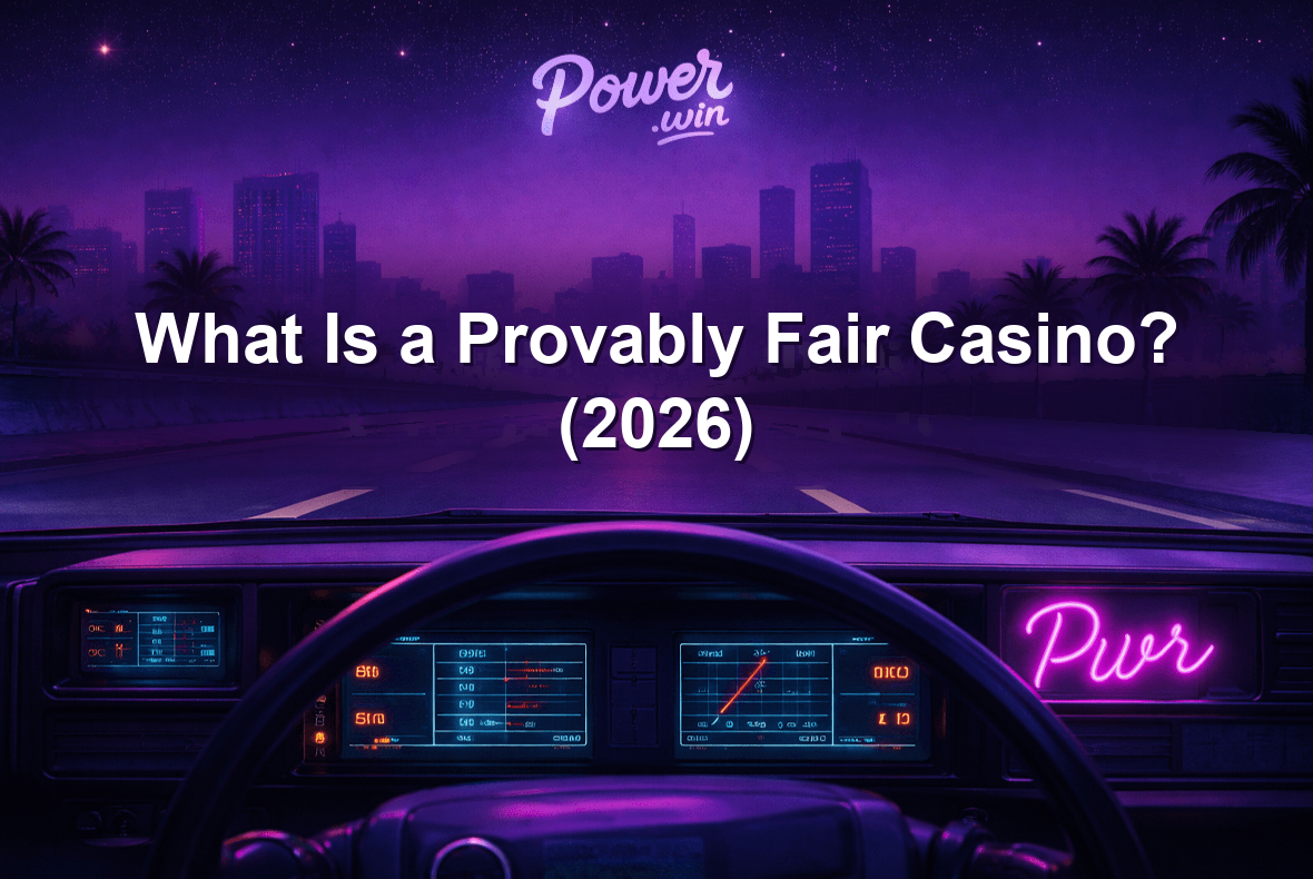 Power.Win banner: what is a provably fair casino