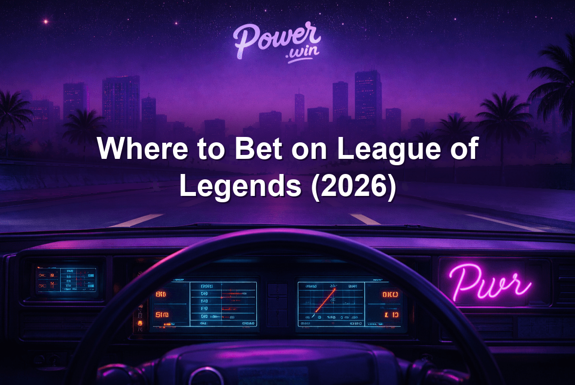 Power.Win banner: where to bet on league of legends